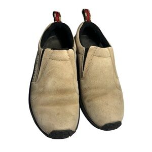 Merrell  Jungle Mock Tan and Black Slip On Loafers Womens Sz 6.5